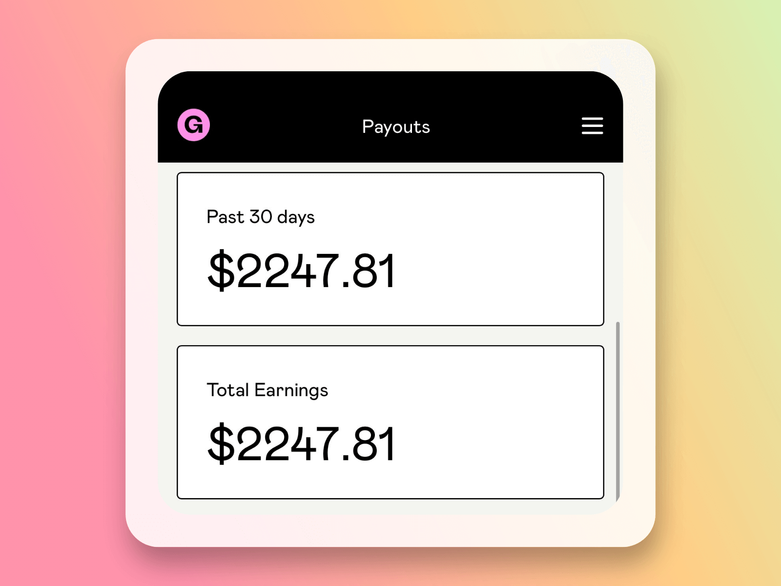 Sales of a tool I created using Sheeter.ai