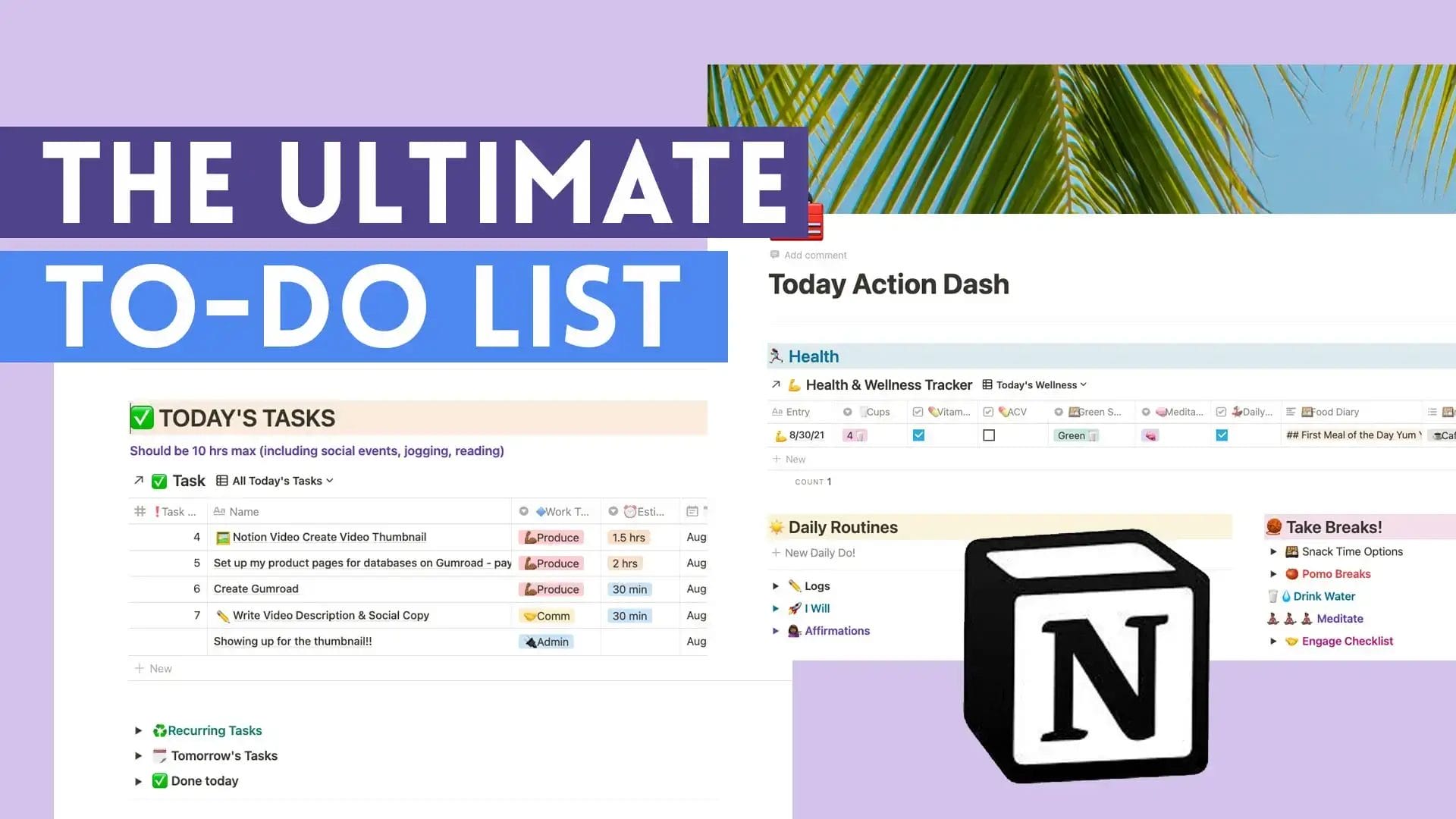 The Ultimate Notion To-Do List Template